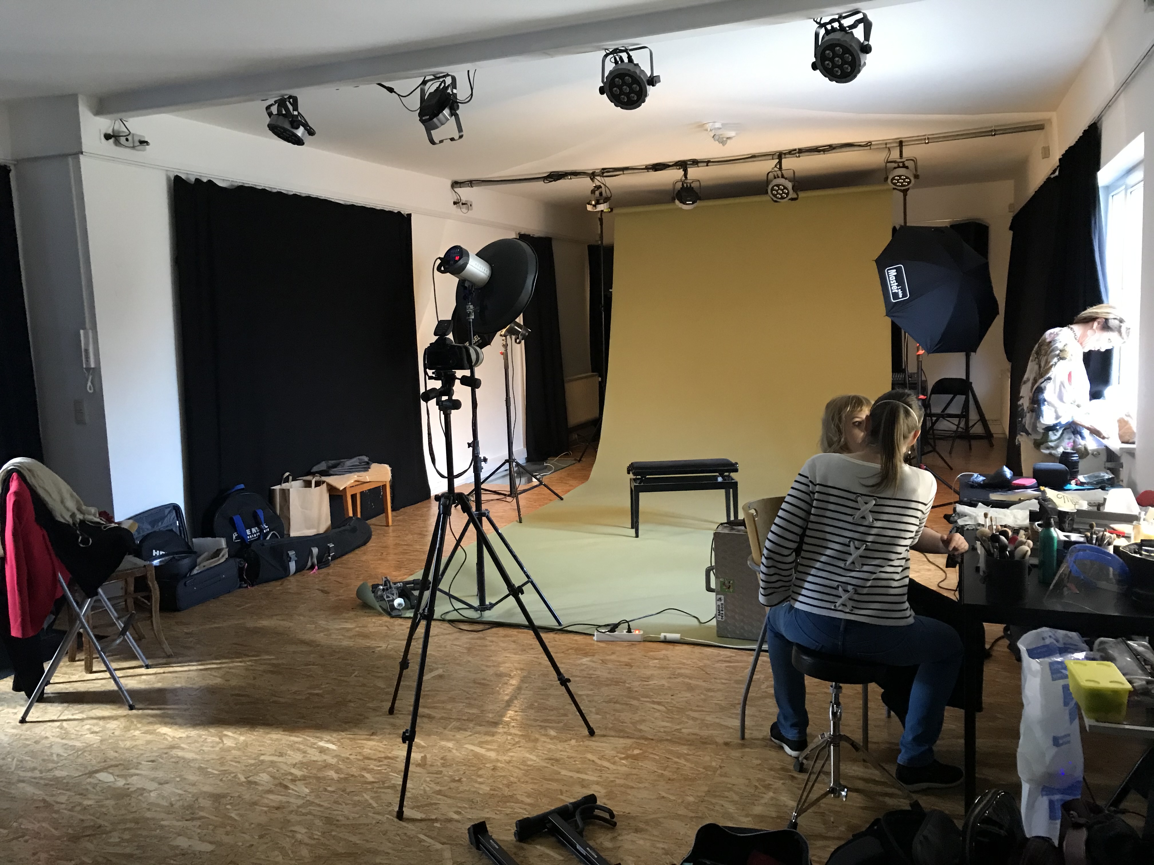 Shooting photo dans la grande salle